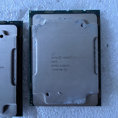 Intel至强铂金8163CPU正式版测试完好议价
