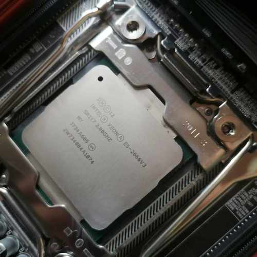 （议价）英特尔X99主板E52666V3处理器套装