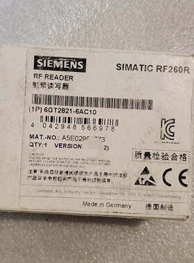 议价SIMATICRF260R射频读写器6GT2821议价