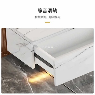 岩板电视柜茶几组合家用客厅现代简约创意小户型轻奢电视机柜地柜