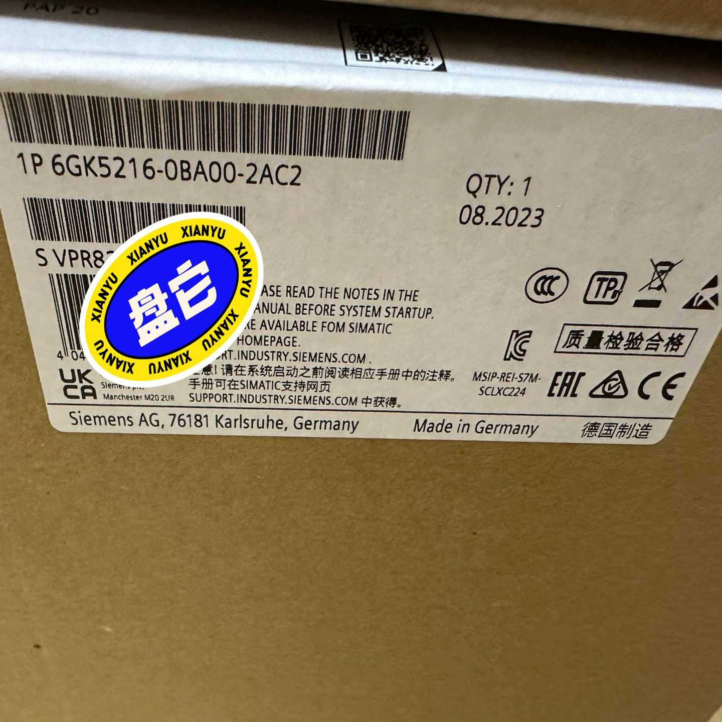 【议价】6GK5216-0BA00-2AC2交换机保内新货适用