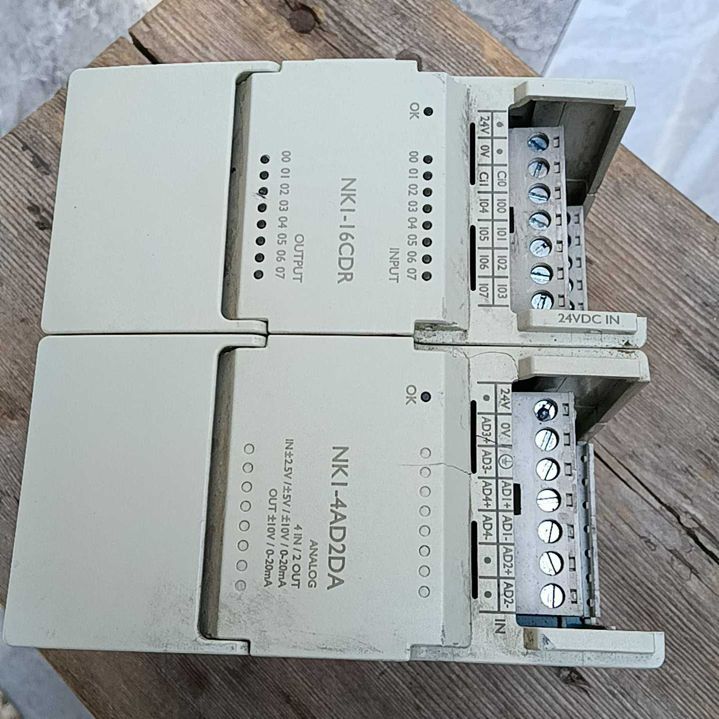出NKI-4AD2DA光洋PLC模块，模拟量输入输出，实物拍--议价商品