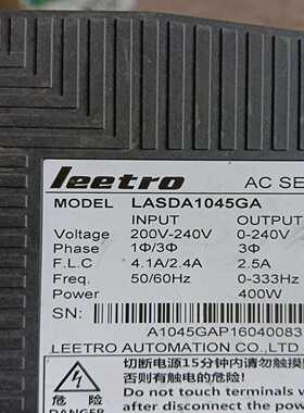 乐创驱动器LASDA1045GA400w220拆适用