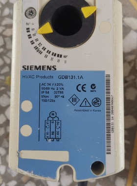 西门子GDB131.1A风阀执行器二手拆机件功能正常实-议价
