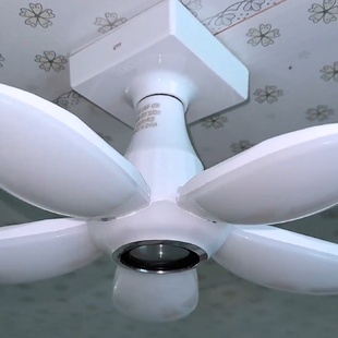 酷炫小夜灯氛围莲花蓝牙音响灯五叶灯蓝牙七彩音乐多彩灯泡新款