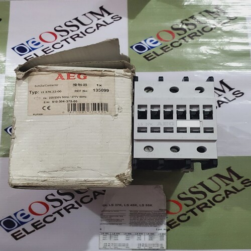 AEGLS37K.22-00电源接触器线圈电压220VAC/DC免费快速发货