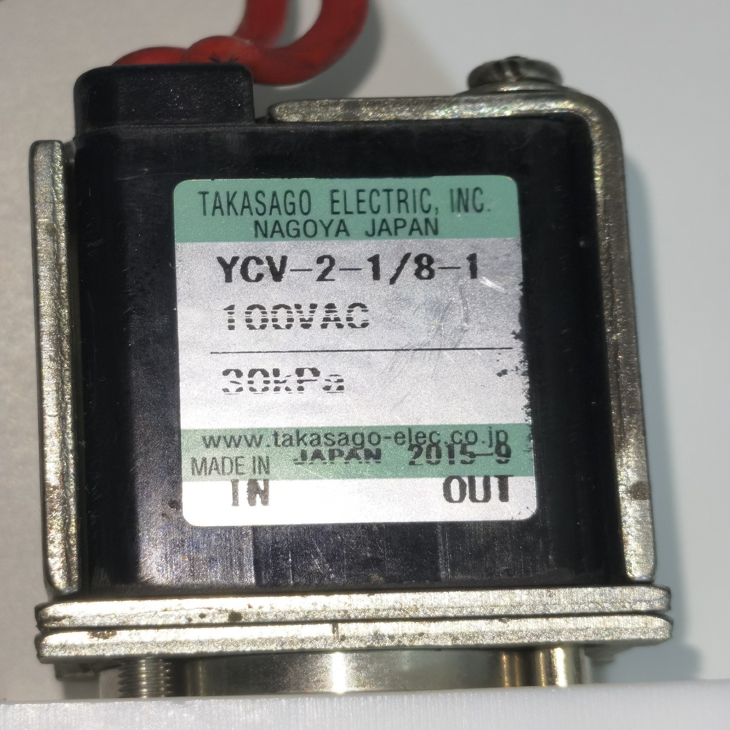 未使用过高砂TAKASAGO电磁阀YCV-2-18-1