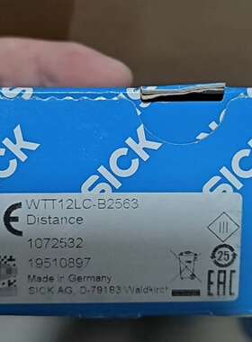 议价WTT12LC-B2563西克SICK激光距离感测器订货号：1072532全新现