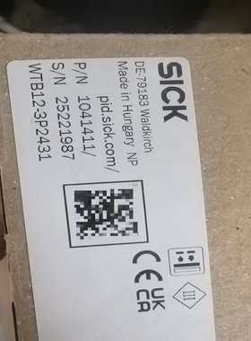 SICK西克WTB12-3P2431全新原装正品，订货号1--议价商品