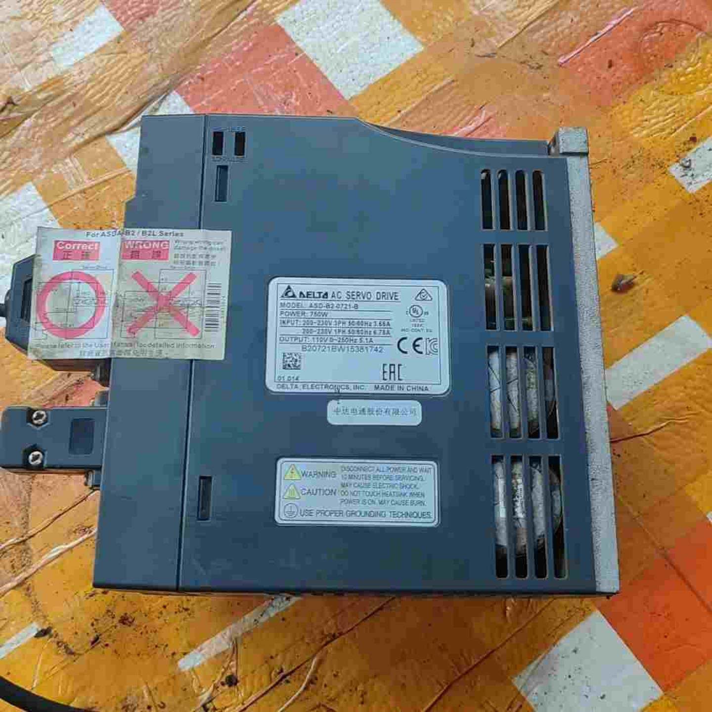 台达B2折机私服驱动器ASD-B2-0721-B  750W【鑫鑫商铺】