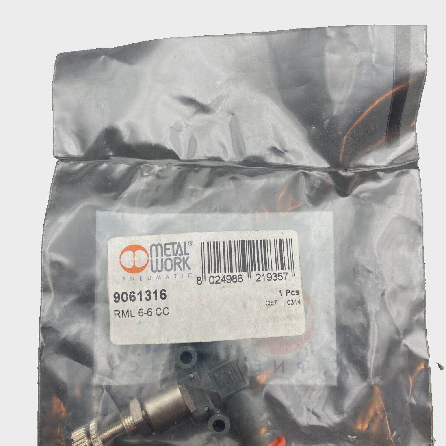 METAL WORK 9061316 Rml 66 Cc Mini Regulator Set Pressure x8p