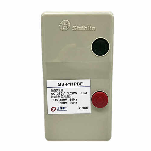 磁力开关启动器MS-P11PBE 9A 11A 18A 8A13A 380V 220V 6.5 3.2