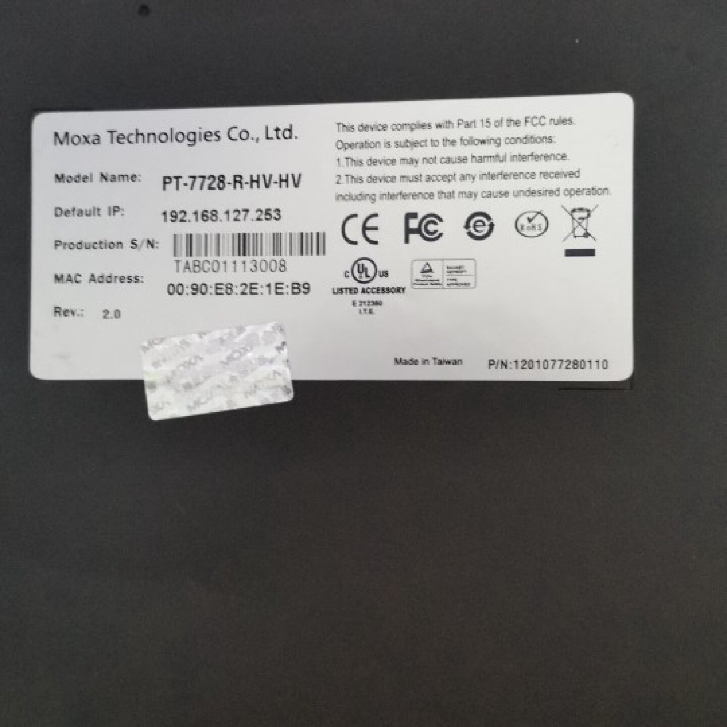 配件PT7728RHV工业以太网可网管机4光口24电口议价