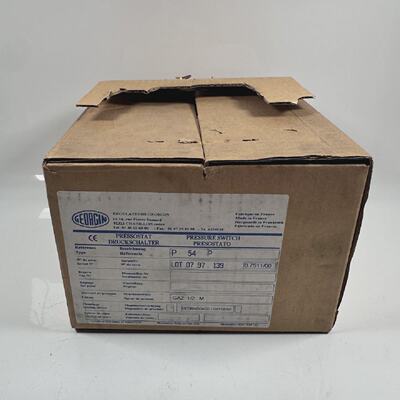 Georgin P 54 P Druckwchter Druckdose Gas 12 M