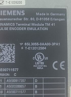 西门子TM41终端模块6SL30550AA003PA1功-询