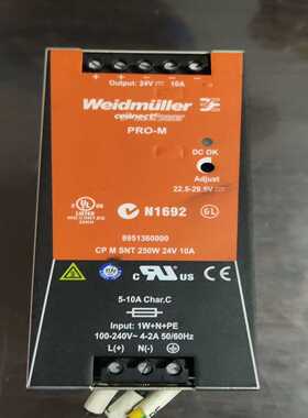 魏德米勒开关电源CP M SNT 250W 24V 10A订~询价