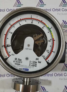 WIKA 233.52.10019 BAR FLANGE D34 821.2.2.1 PRESSURE  TEMP.ME