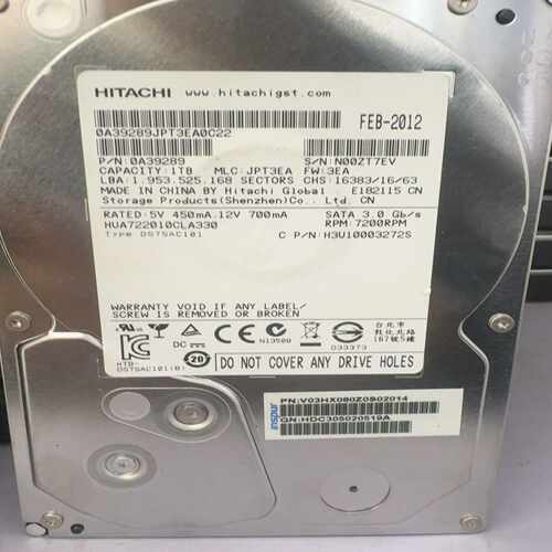 日立硬盘HGST1TB7.2K3GSATA1T--议价商品