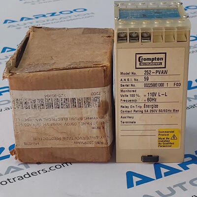 CROMPTON Paladin 252PVAW UNDERVOLTAGE PROTECTOR RELAY CROMPT