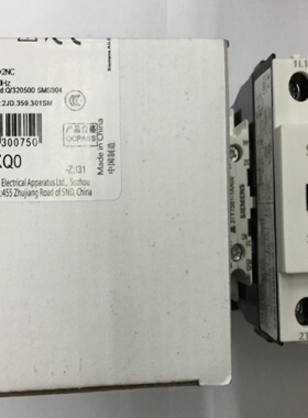 议价3TF45220XQ0西门子接触器AC50Hz380VAC3400V38A