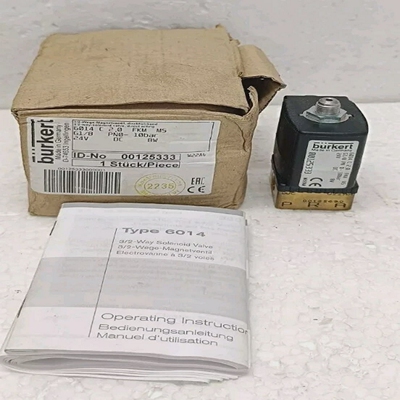 Burkert6014C2.0FKMMS气动电磁阀G1/824V50Hz8W0-10B