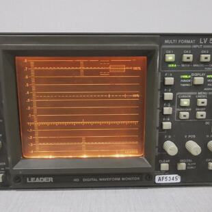 LEADER LV 5152DA MULTI FORMAT DIGITAL WAVEFORM MONITOR TRIE
