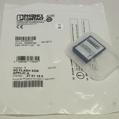 PHOENIX CONTACT  2701190 SD FLASH 2GB APPLIC A Speichermodul