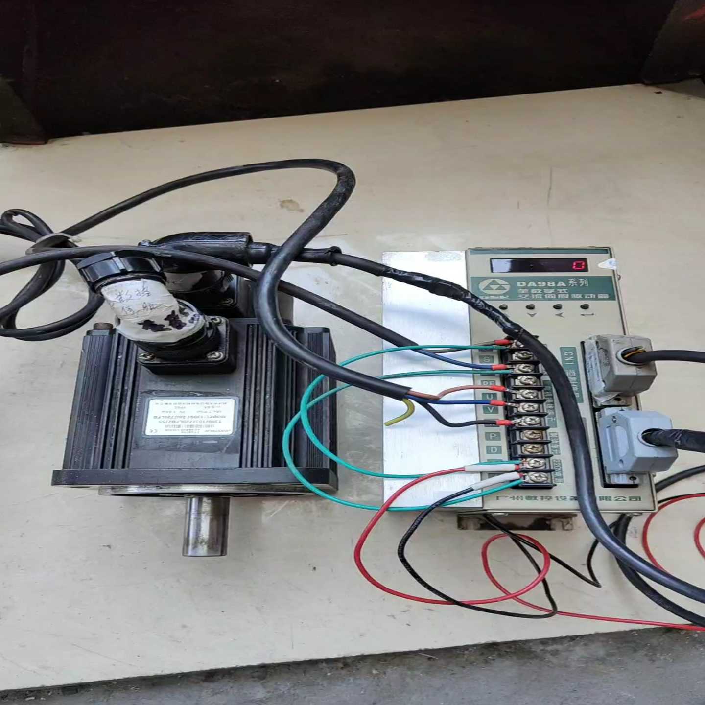 【议价】广数广流伺服驱动器，DA98A－15，华大伺服电机，130S适