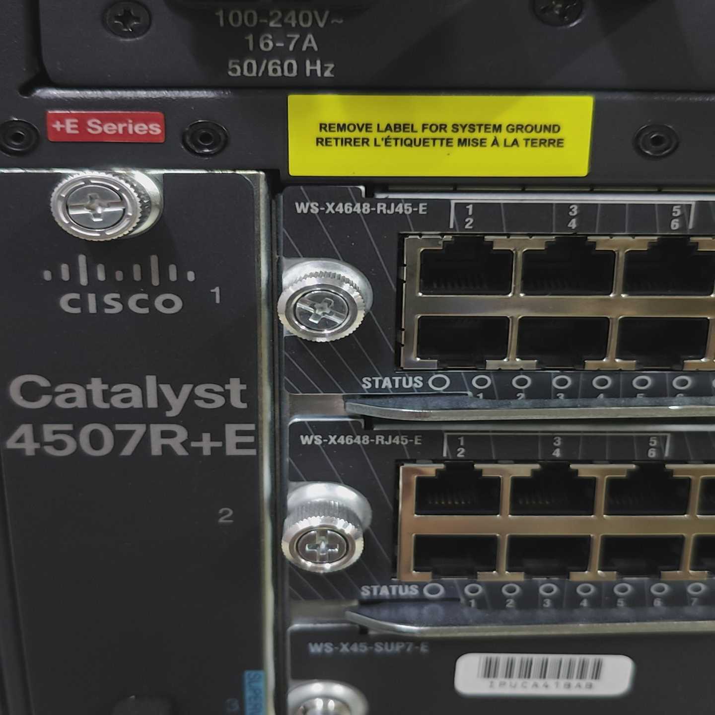 询价~思科Catalyst 4507R+E核心交换机，WS-X45