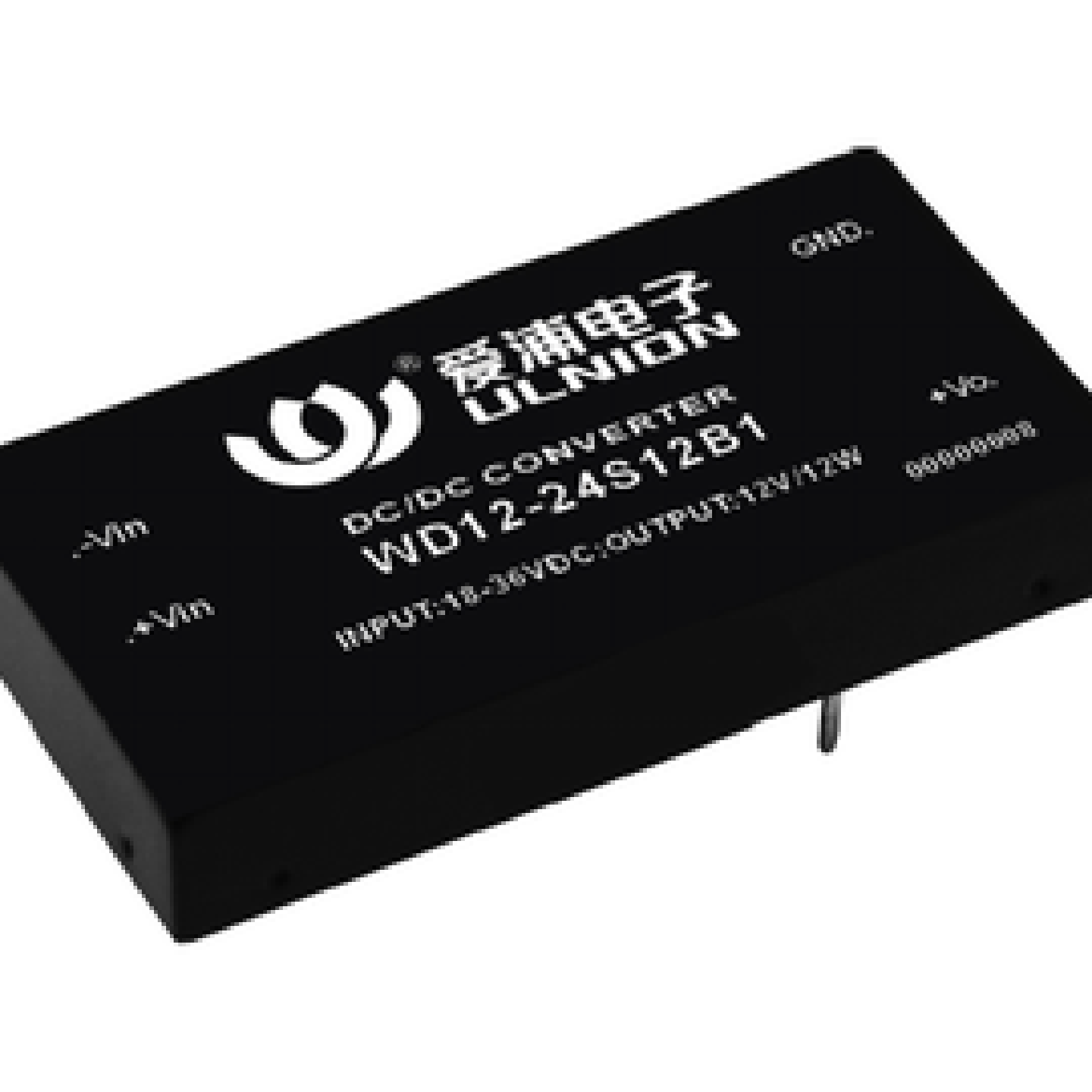 WD12-48D15B1双路输出DC-DC48转正负15V电源模块12W400mA