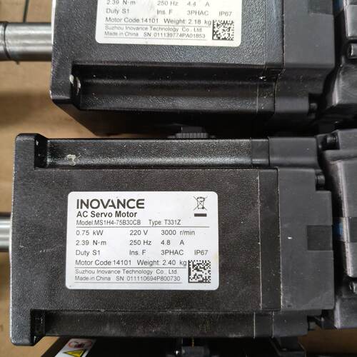 议价Inovance 750W Servo Motor Is In Good Condition The Funct