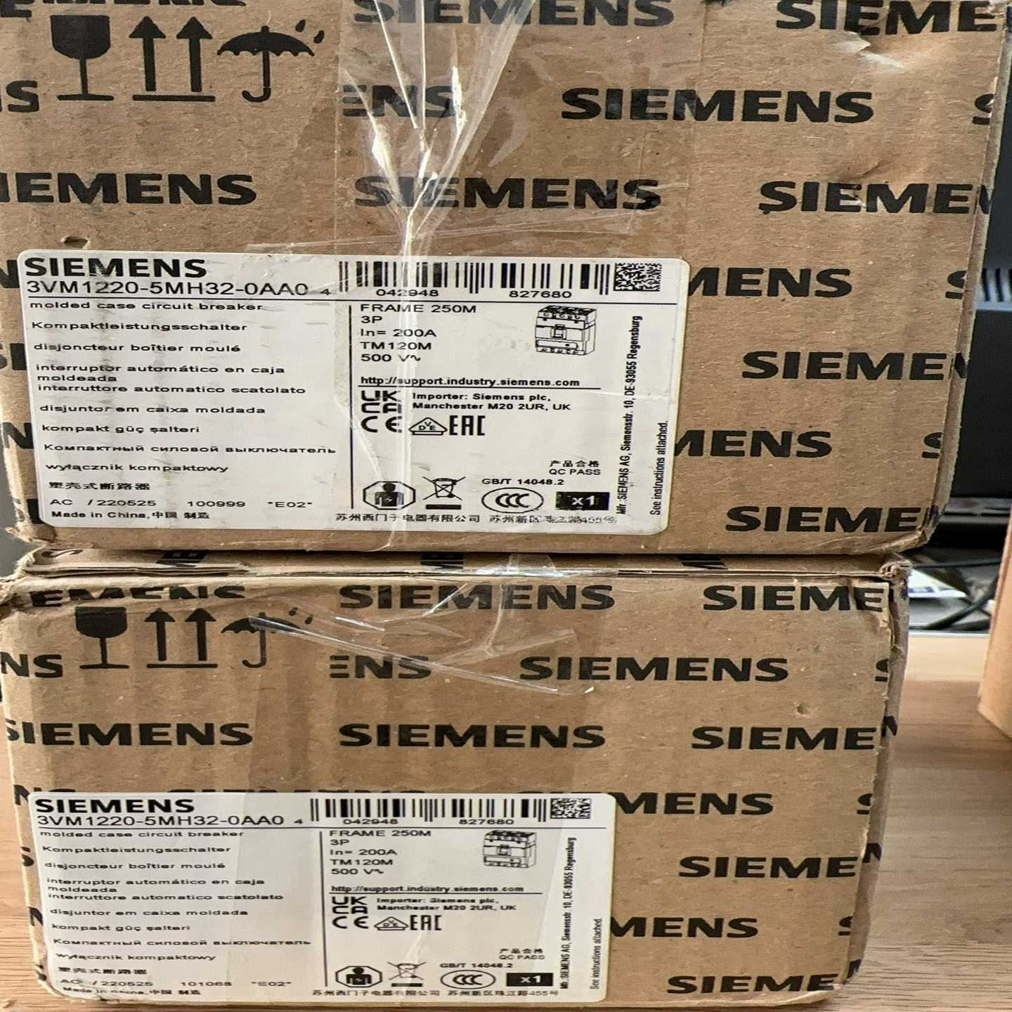 (询价)塑壳断路器 3VM1220-5MH32-0AA0