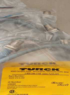 询价全新原装正品TURCK图尔克FSFD572-0.5M连接线