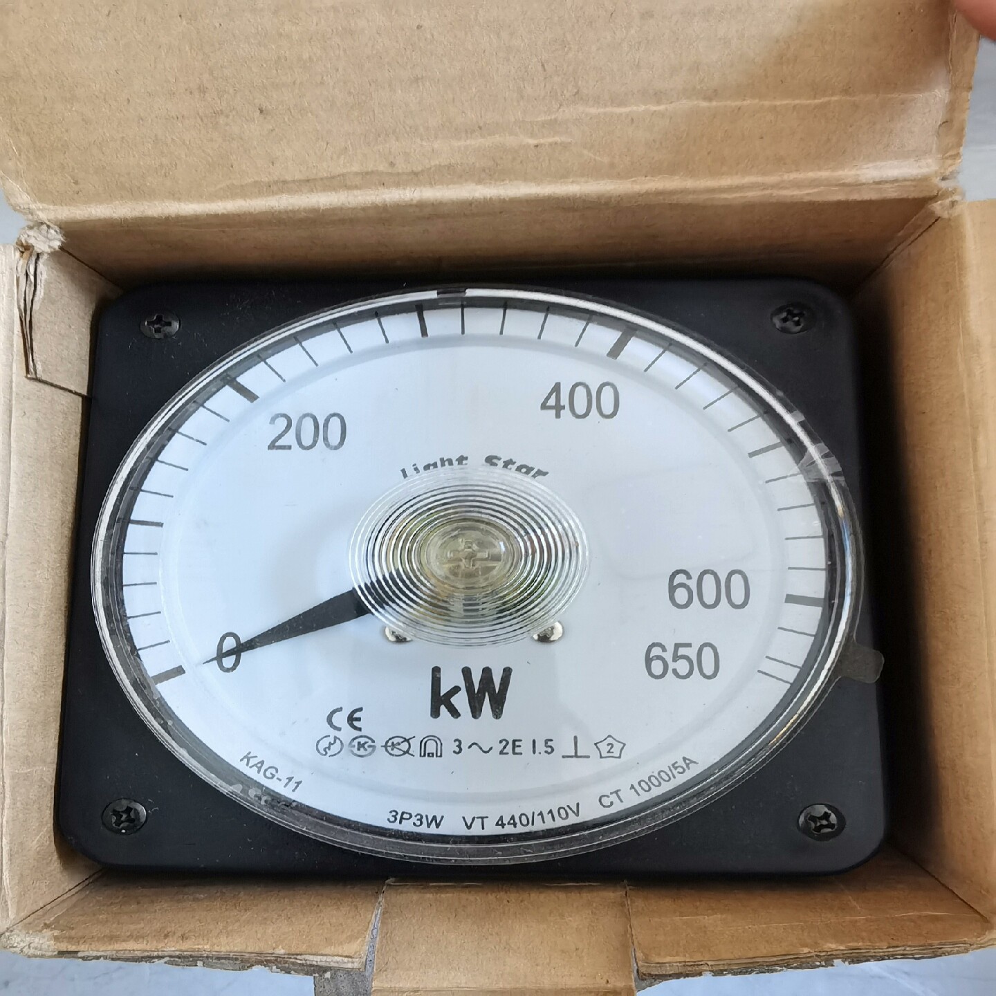 LightStar船用广角功率表，KAG-113P3W，