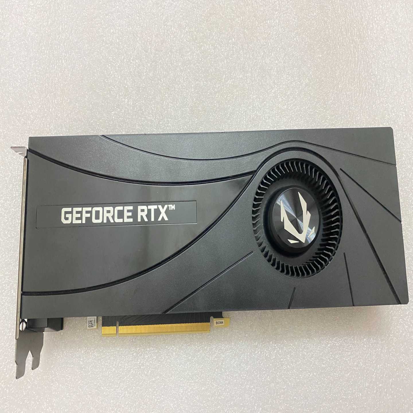 索泰RTX2070SUPER8G涡轮显卡实物图片，--议价商品