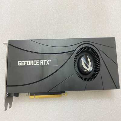 索泰RTX2070SUPER8G涡轮显卡实物图片，--议价商品