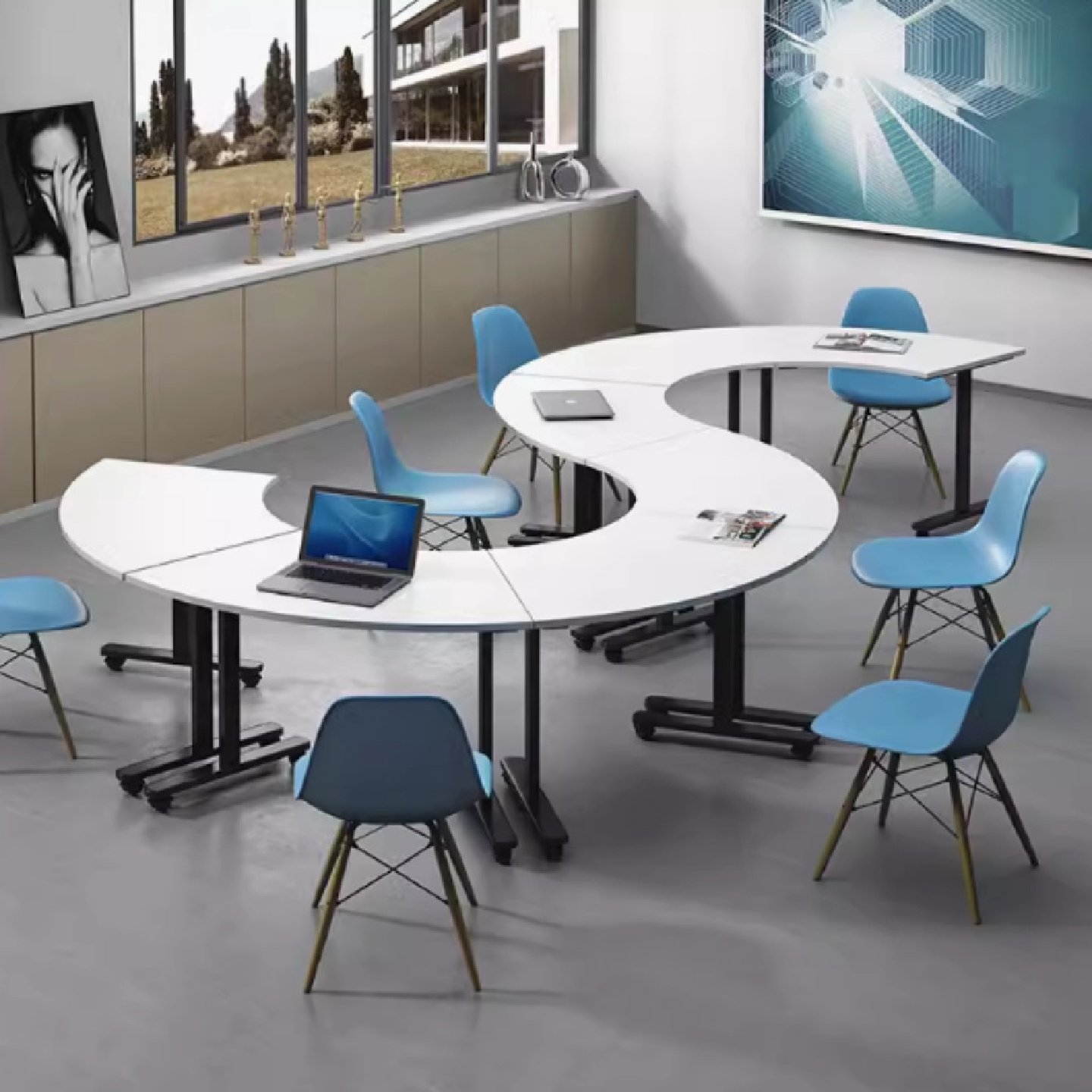 智慧创中小学生团体辅导桌单人拼会议桌椅多人拼接培训心理辅导桌,工业油品/胶粘/化学/实验室用品,其他实验室设备,淘宝优惠券,粉丝福利购,淘宝优惠卷