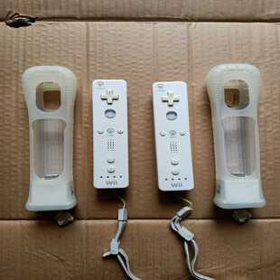wii原装手柄直柄功能正常。带两个加速器，成色一般。--议价商品