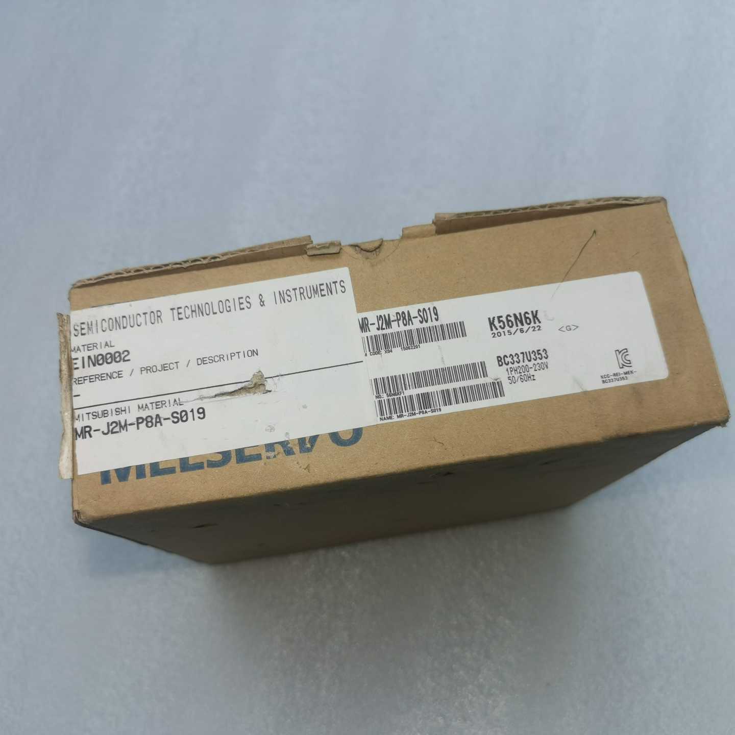 询价~伺服驱动器MR-J2M-P8A-S019  1P