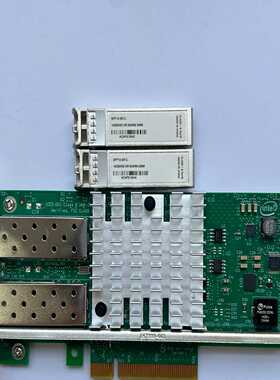 Intel/英特尔X520-SR2双口万兆光纤网卡全新-议价