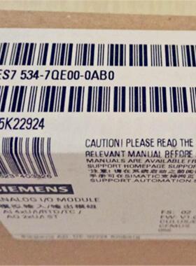 6ES7534-7QE00-0AB0 SM534模拟量输入输出6ES75347QE000AB0