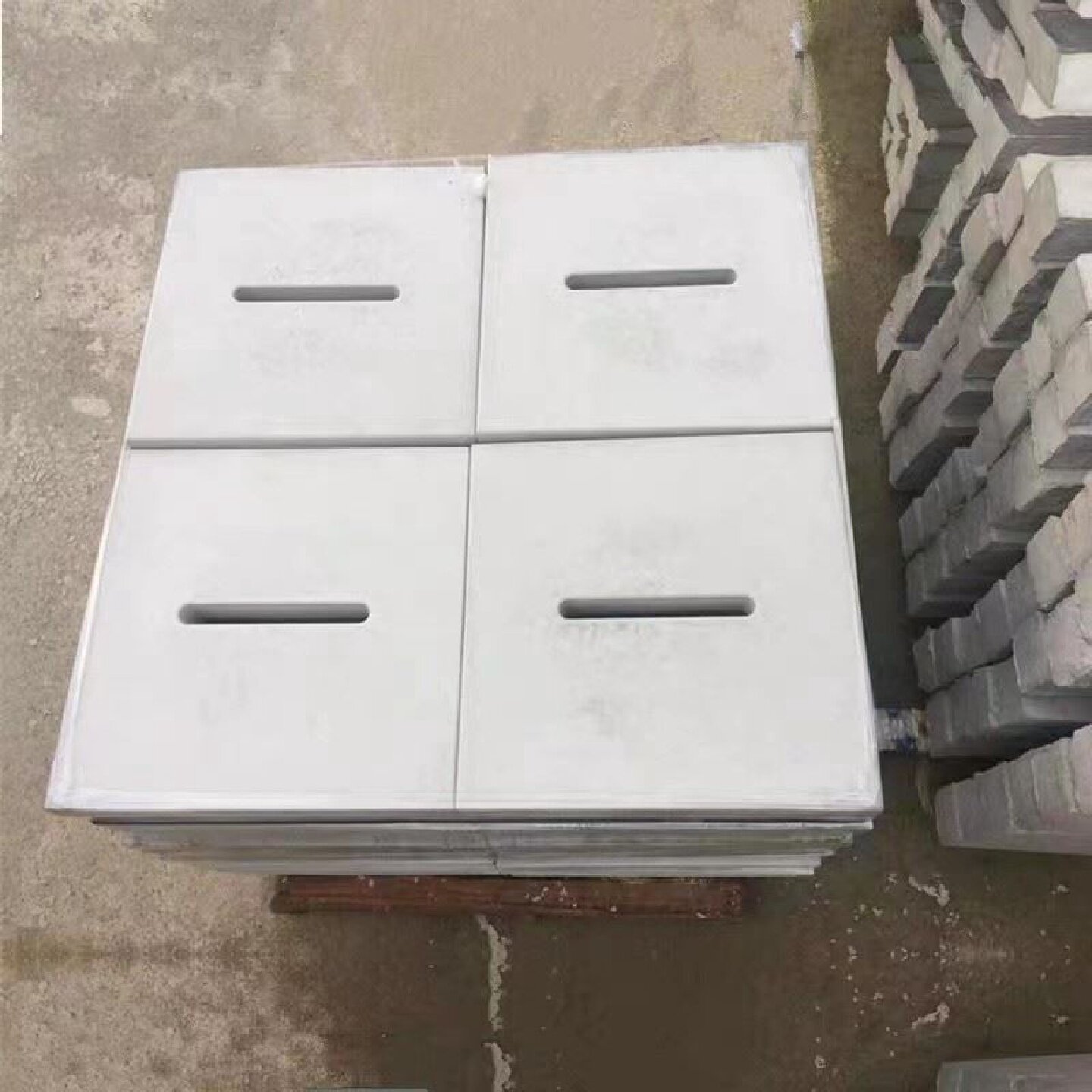 厂家直销预制水泥块塑料模具一孔明沟多孔排水沟漏水盖板雨水篦子