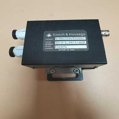 询价GOOCH&HOUSEGO古奇Q-SWITCH/R