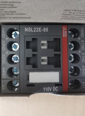 议价原装ABB接触器 NSL22E-86*110VDC