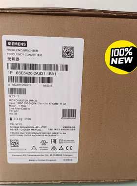 6SE6420-2AB21-1BA1MM420变频【博航商行】