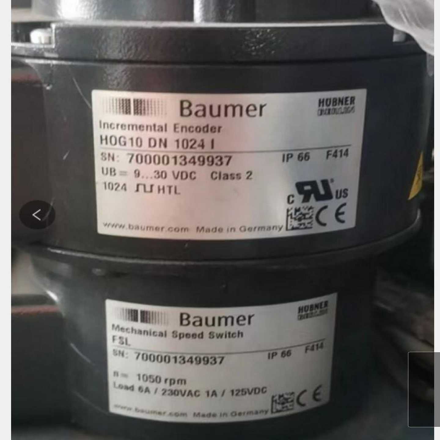 baumer堡盟单圈值编码F器EAM580-SC0.7B4G.14180.A