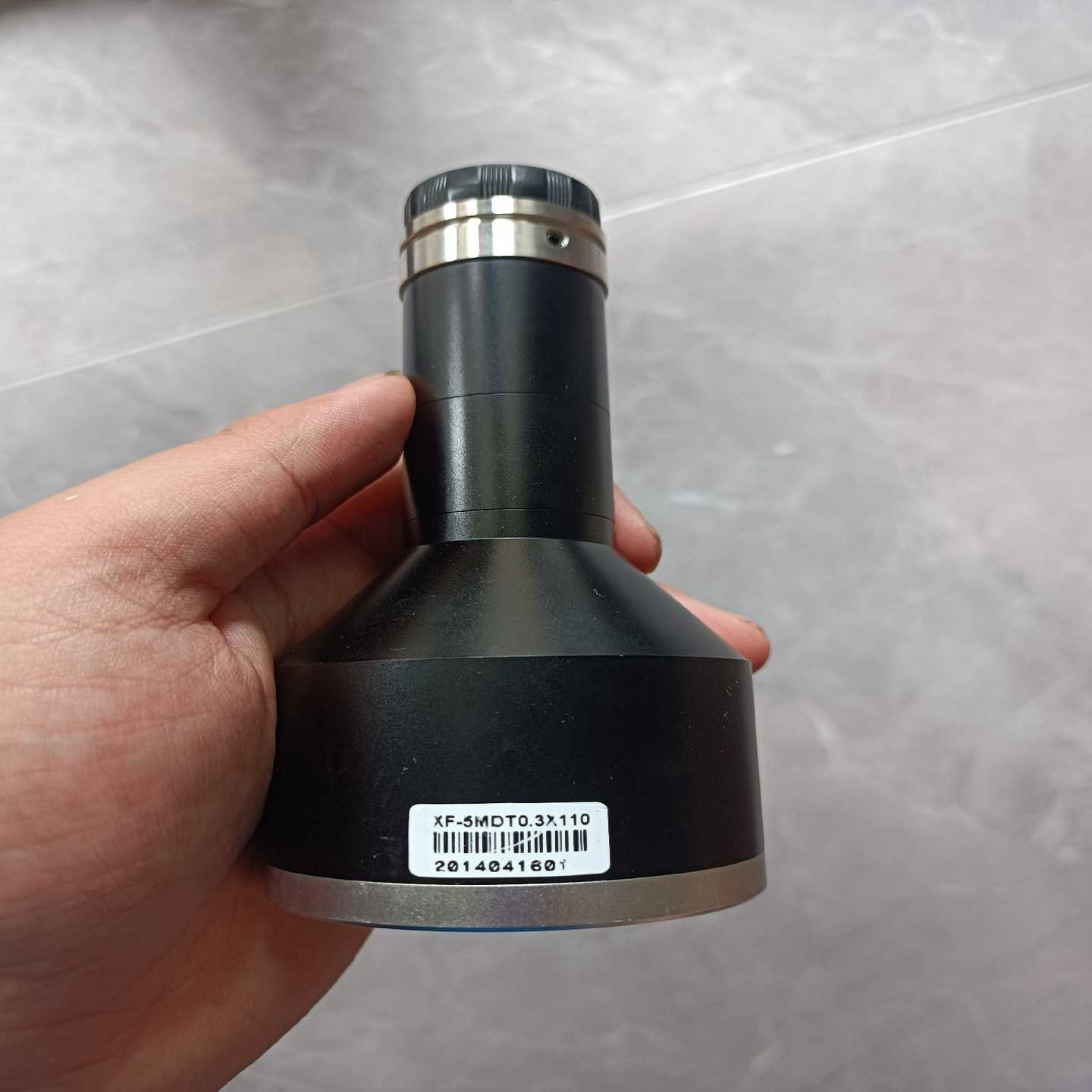 询价灿锐远心工业镜头，型号XF-5MDT03X110.如图九成新