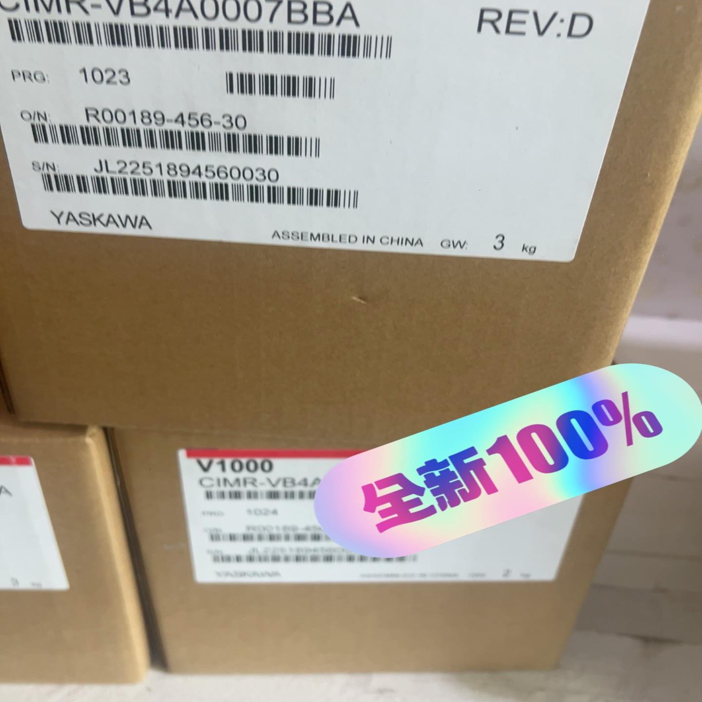 CIMR-VB4X0004BBA- 8101安川变频器，质保【落红设备】