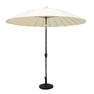 X户外钢丝室外太阳伞庭院休闲民宿花园阳台折叠遮阳古风中式圆形