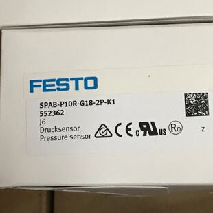 配件费斯托压力感器SPABP10RG182PK1552362议价